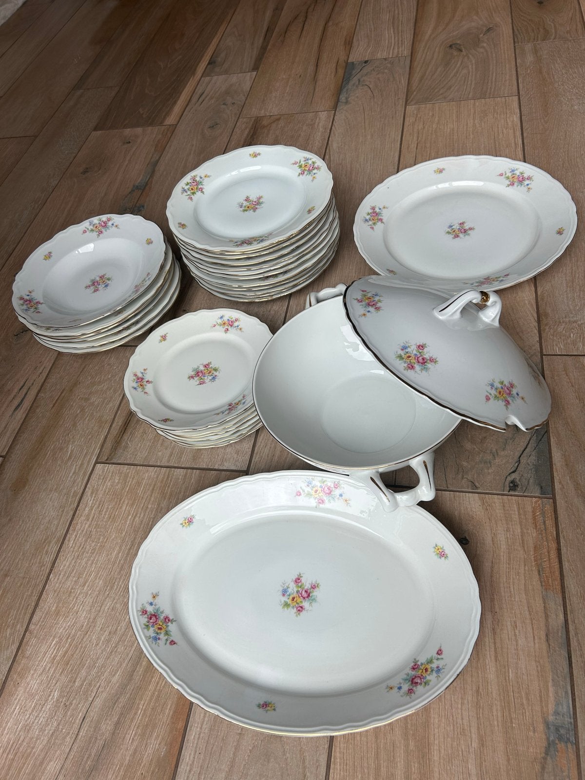 Antiek servies uit 1921 - Durken, MZ Czechoslovakia, Ophalen