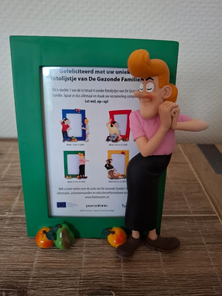 Suske en Wiske Fruitmasters fotolijst groen Sidonia NIEUW, Verzamelen, Ophalen of Verzenden, Nieuw