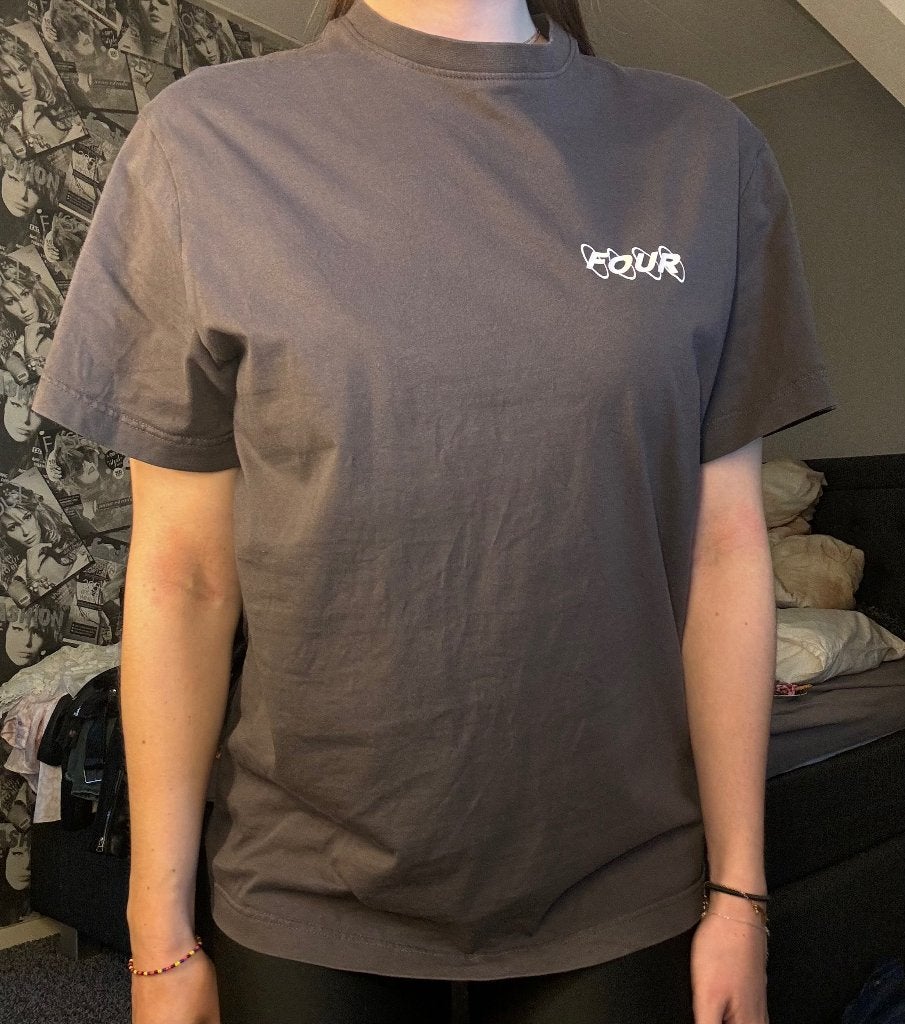 grijs FOUR shirt, Verzenden, FOUR, Korte mouw, Maat 36 (S)