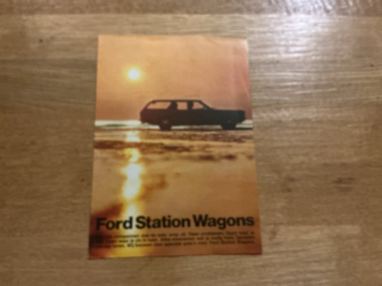 Ford Station Wagons brochure uit 1971, Ophalen of Verzenden, Gelezen, Ford