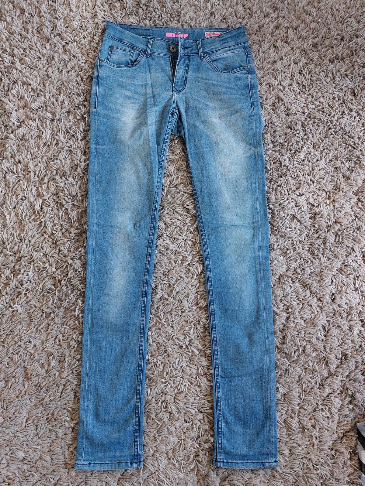 Mooie meisjes Vingino spijkerbroek maat 14/164, Broek, Meisje, Ophalen of Verzenden, Zo goed als nieuw