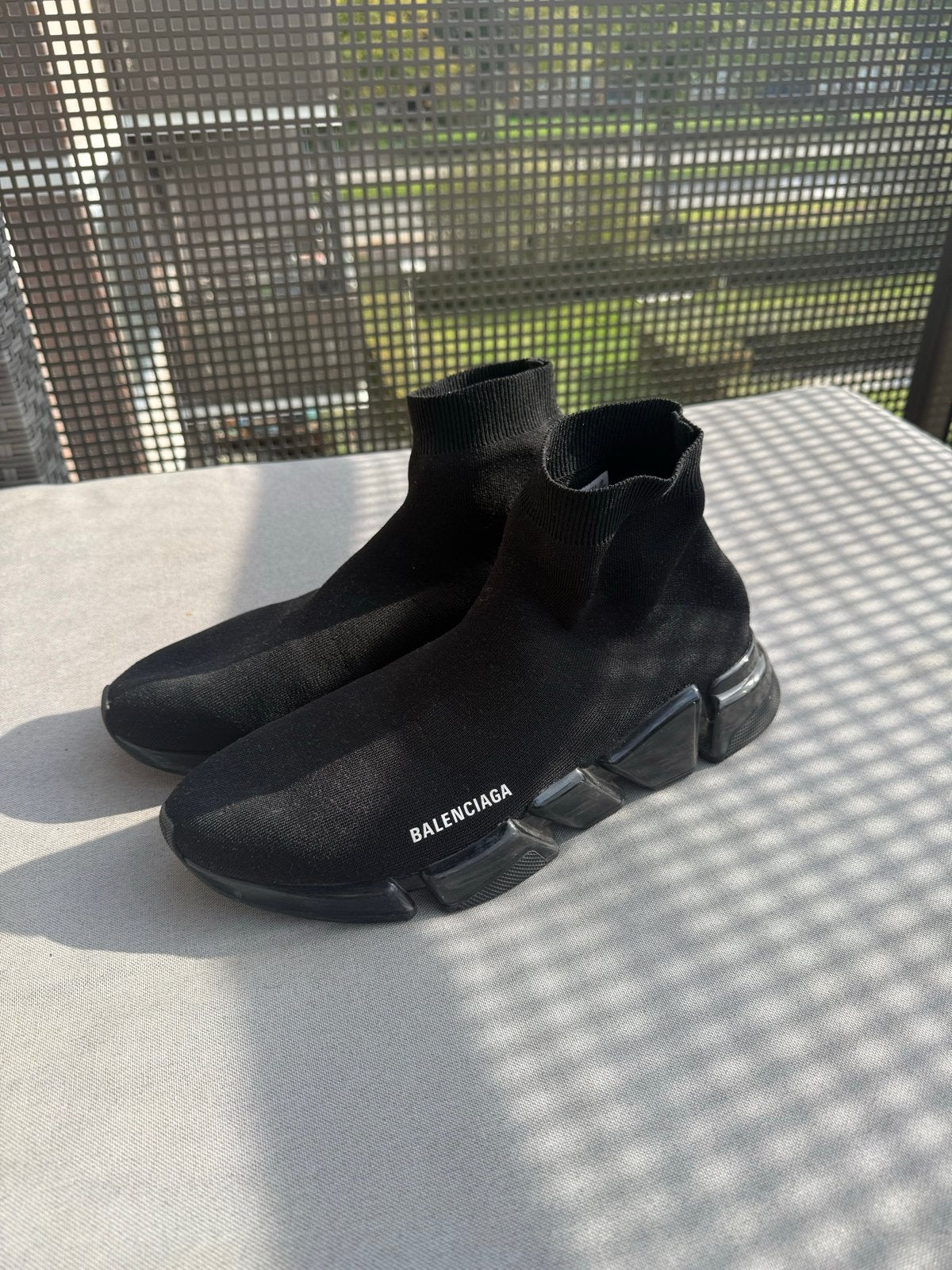 Balenciaga Speed Trainers Zwart - Maat 45, Ophalen of Verzenden, Zo goed als nieuw, Zwart, Sneakers of Gympen