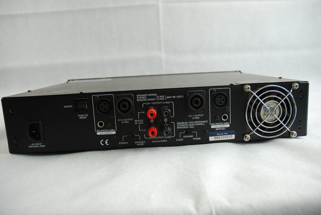Inter M AMP100 versterker 200 watt by 4 ohm MA430  <231251>, Ophalen, Gebruikt, ., Overige instrumenten