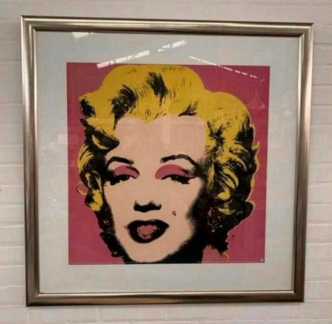 Zeefdruk screen print Andy Warhole van Marilyn Monroe, Ophalen of Verzenden
