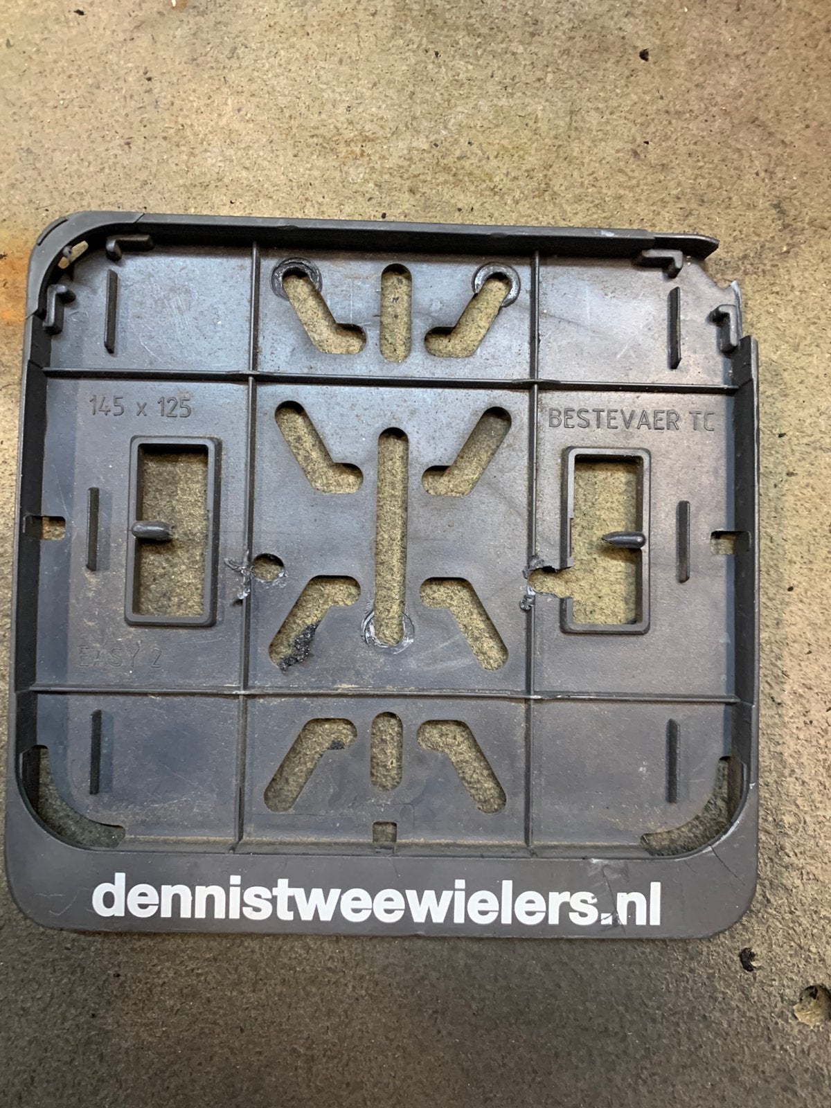 Kentekenplaat houder, Fietsen en Brommers, Ophalen of Verzenden, Zo goed als nieuw