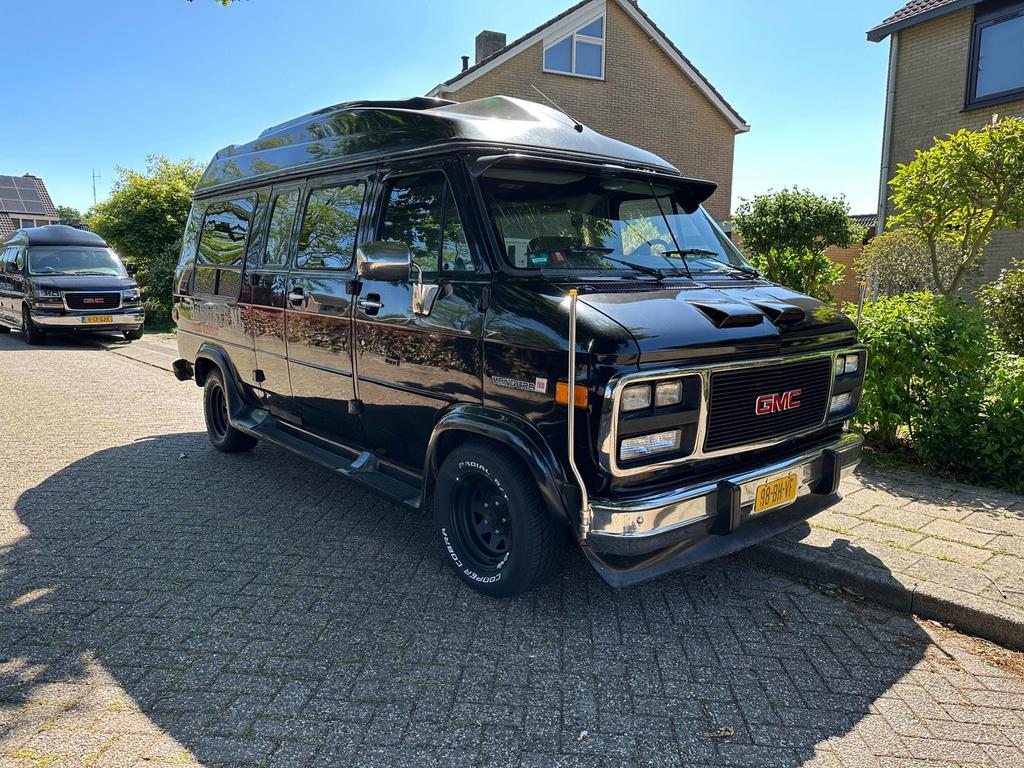 GMC Vandura G20 V8, Auto's, 8 cilinders, 4 stoelen, Zwart, Particulier