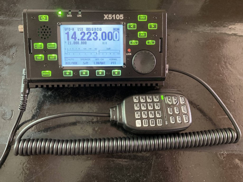 Xiegu X5105 QRP – Compleet met opbergtas, Ophalen of Verzenden, Zo goed als nieuw, Zender en Ontvanger