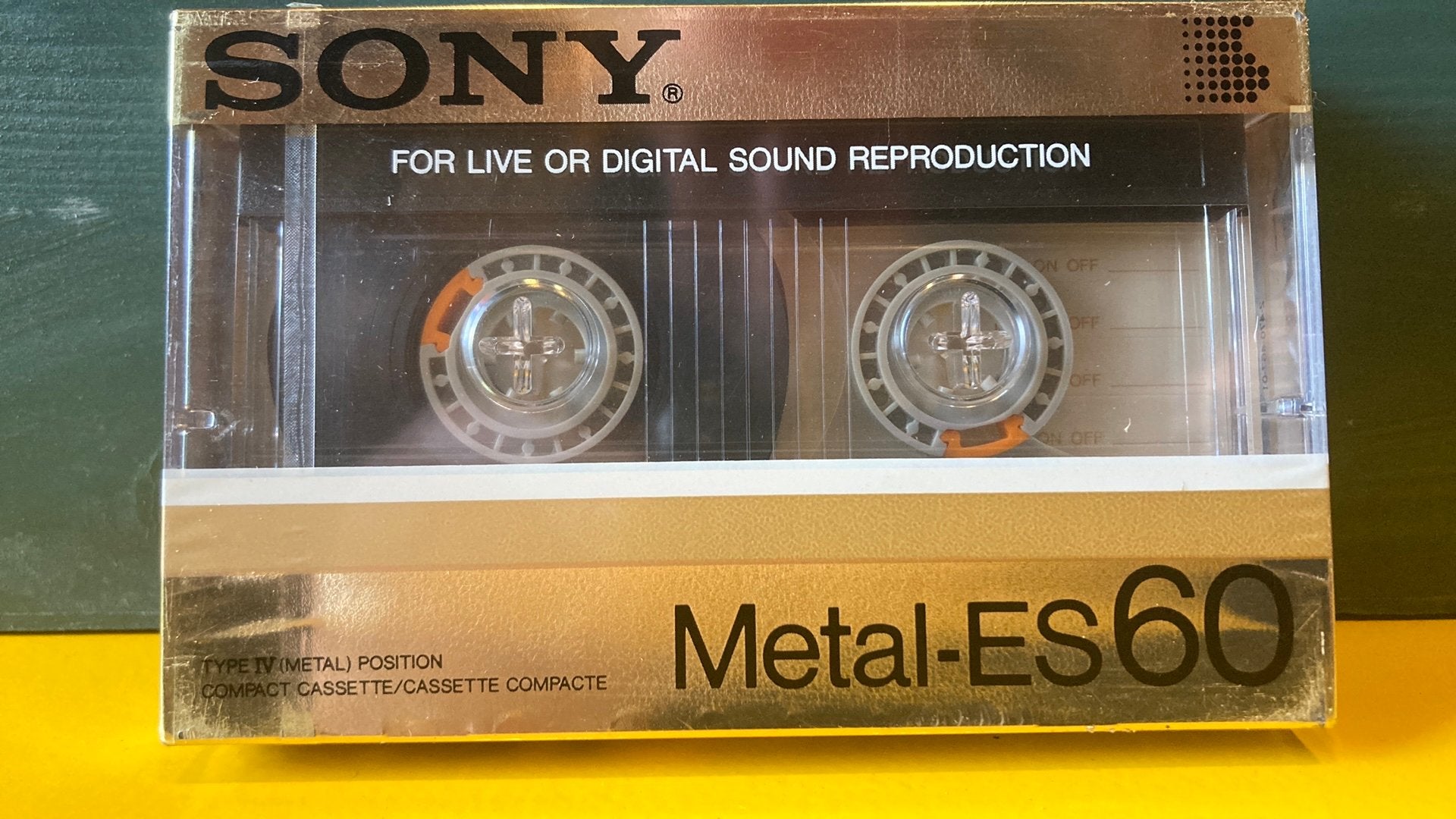 Sony Metal-ES 60 cassette . Sealed, Ophalen, Overige genres, 1 bandje, Nieuw in verpakking