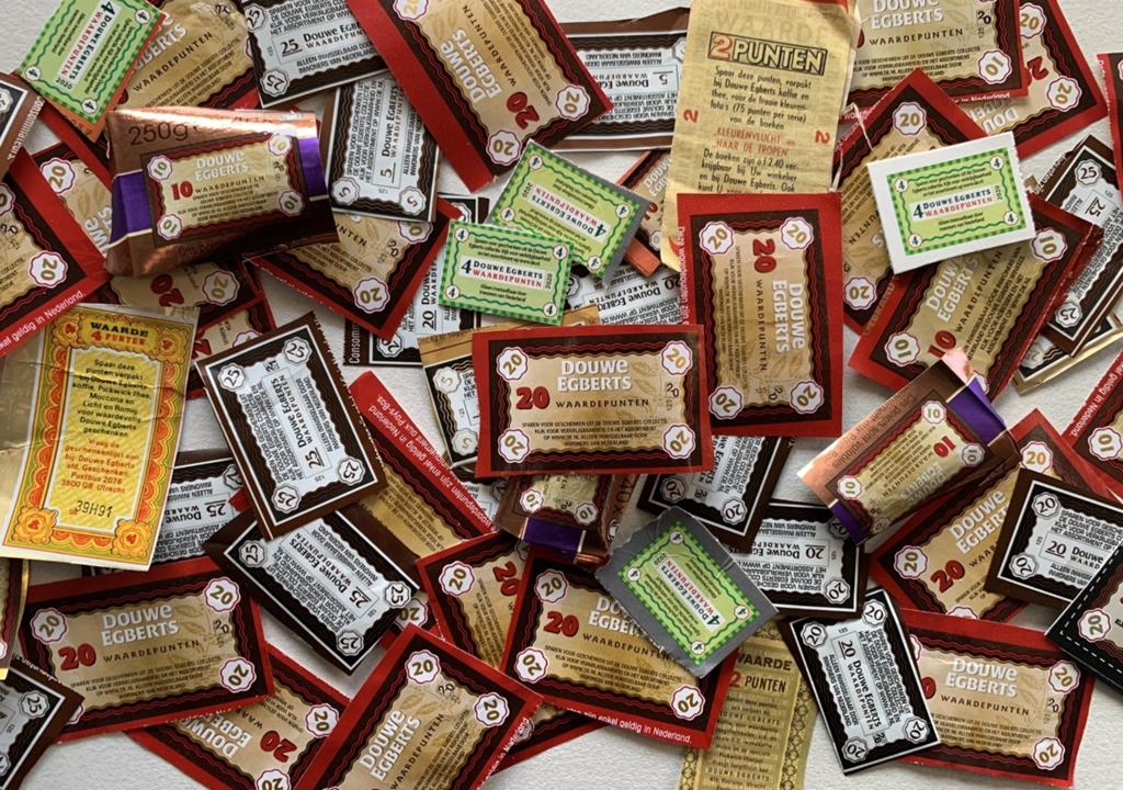 Douwe egberts punten gezocht!, Ophalen, Zo goed als nieuw