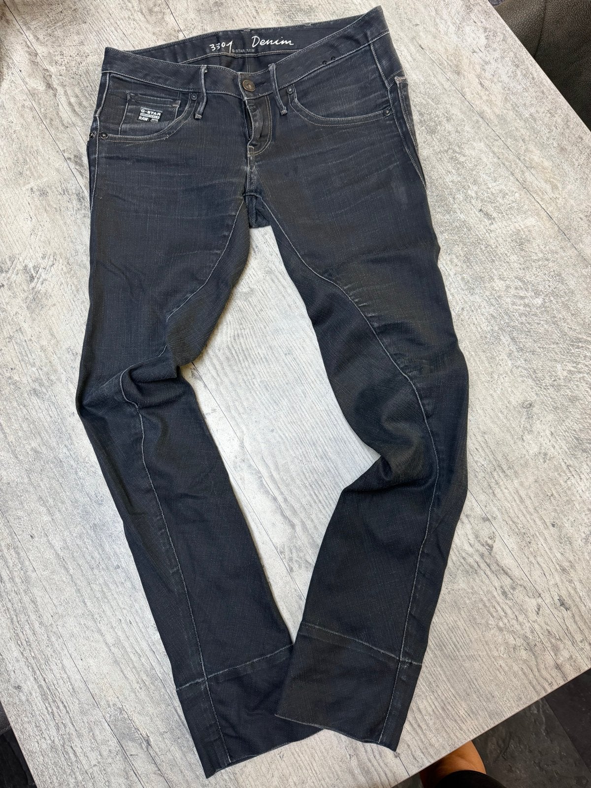 G-Star Raw Jeans Dames - Donkerblauw - W28/L32, Ophalen of Verzenden, Zo goed als nieuw, Blauw, W28 - W29 (confectie 36)