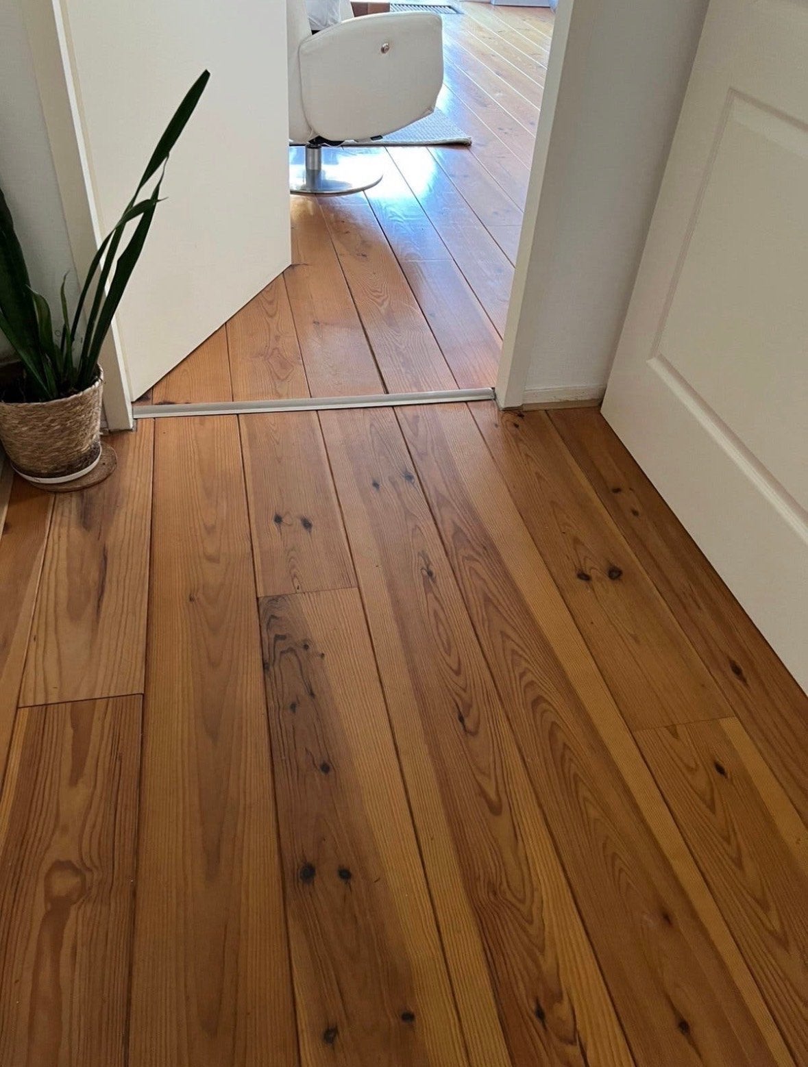 Parketvloer 43m2, Ophalen, Vloerdelen of -planken, Zo goed als nieuw, 10 m² of meer