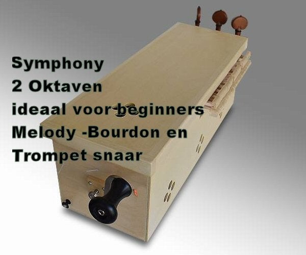 Te koop bijna nieuwe draailier Symphony bouwer Robert Mandel, Ophalen of Verzenden, Zo goed als nieuw