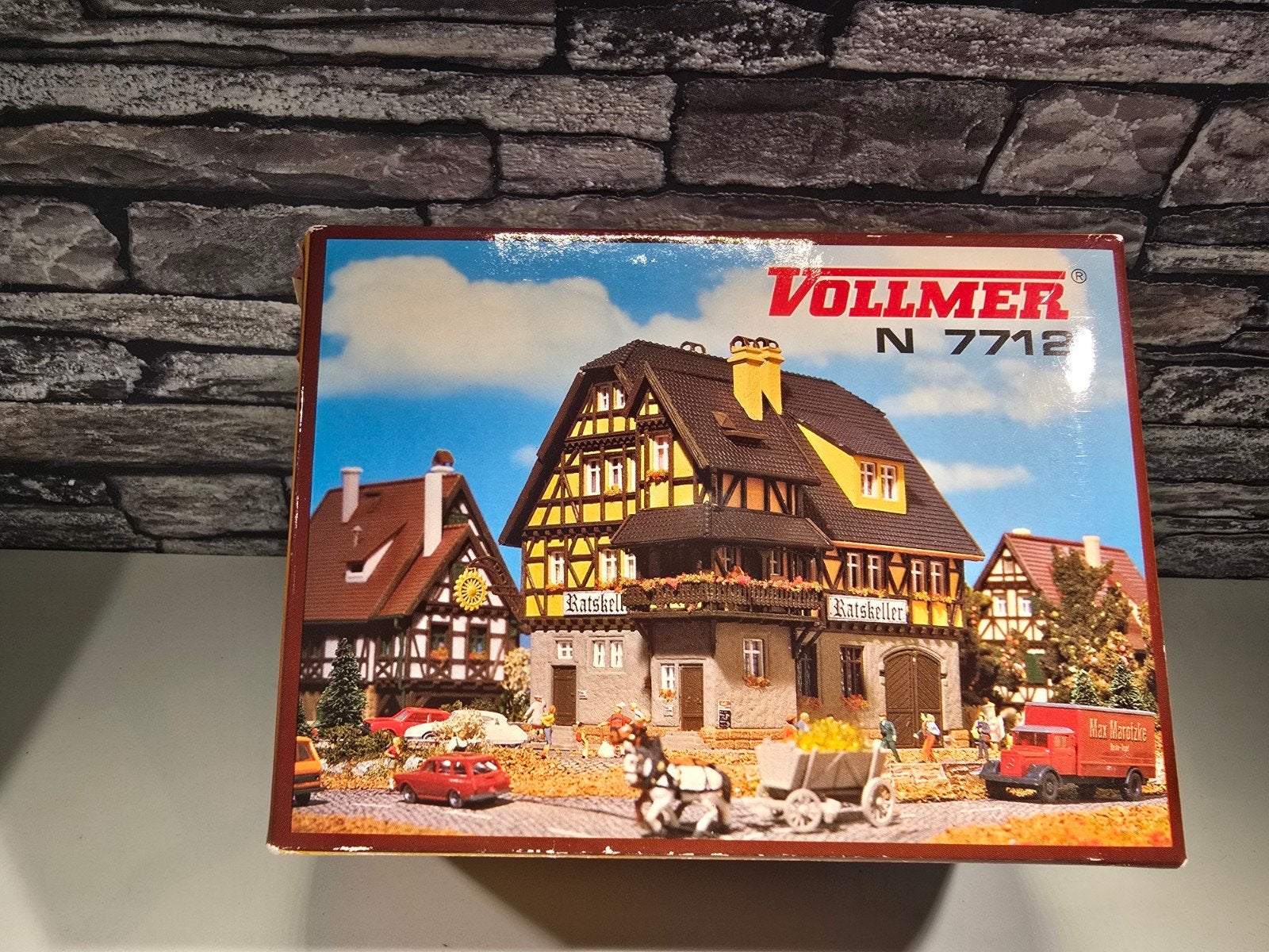 vollmer vakwerkhuis Ratskeller N spoor trein 1:160, Overige merken, Gelijkstroom of Wisselstroom, Brug, Tunnel of Gebouw, Nieuw
