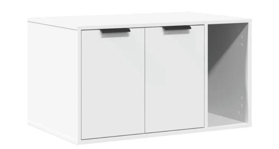 AANBIEDING | kattenbak kast kattenbak wit hout! GRATIS BEZOR, Verzenden, Nieuw