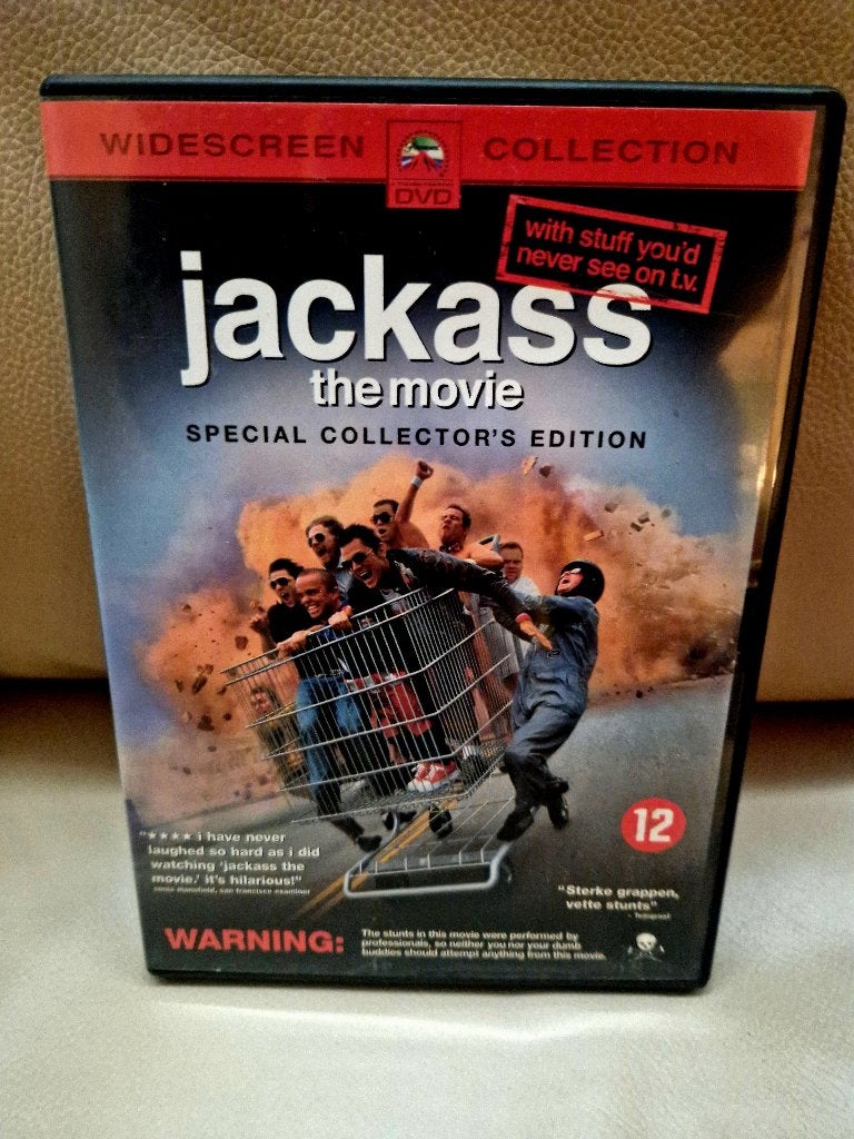 DVD Jackass the movie, Alle leeftijden, Ophalen of Verzenden, Zo goed als nieuw