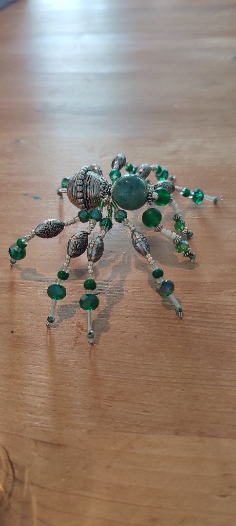 Handgemaakte spider Tsjechische glaskralen unieke miniatuur, Ophalen of Verzenden, Nieuw, Overige typen