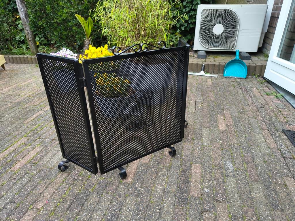 Decoratieve vonkenvanger voor open haard of als decoratie, Ophalen of Verzenden, Gebruikt, Vrijstaande haard, Overige soorten
