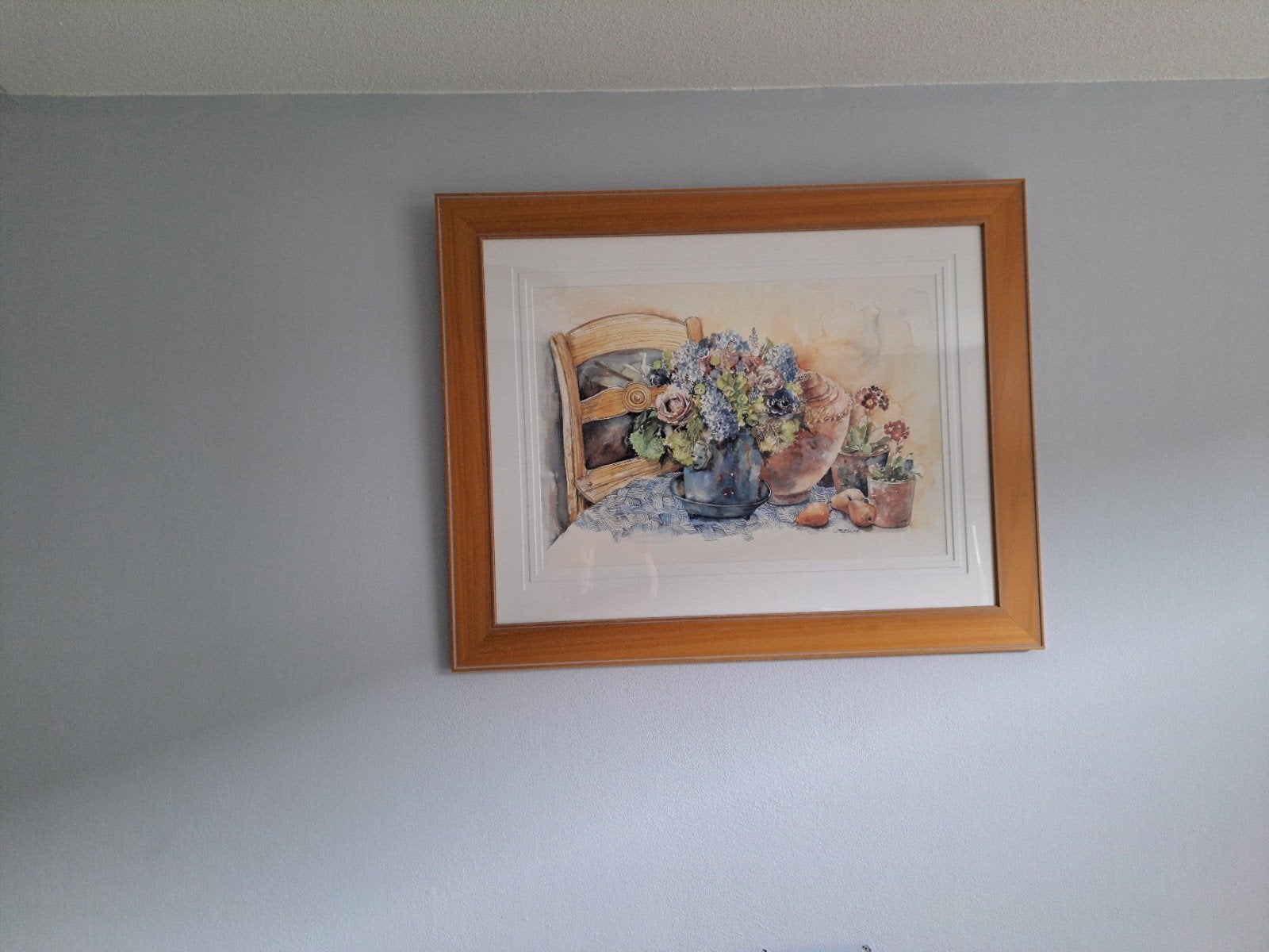 Schilderij van Coraline met lijst van Jan des Bouvrie, Ophalen, Bruin, Hangend, Gebruikt
