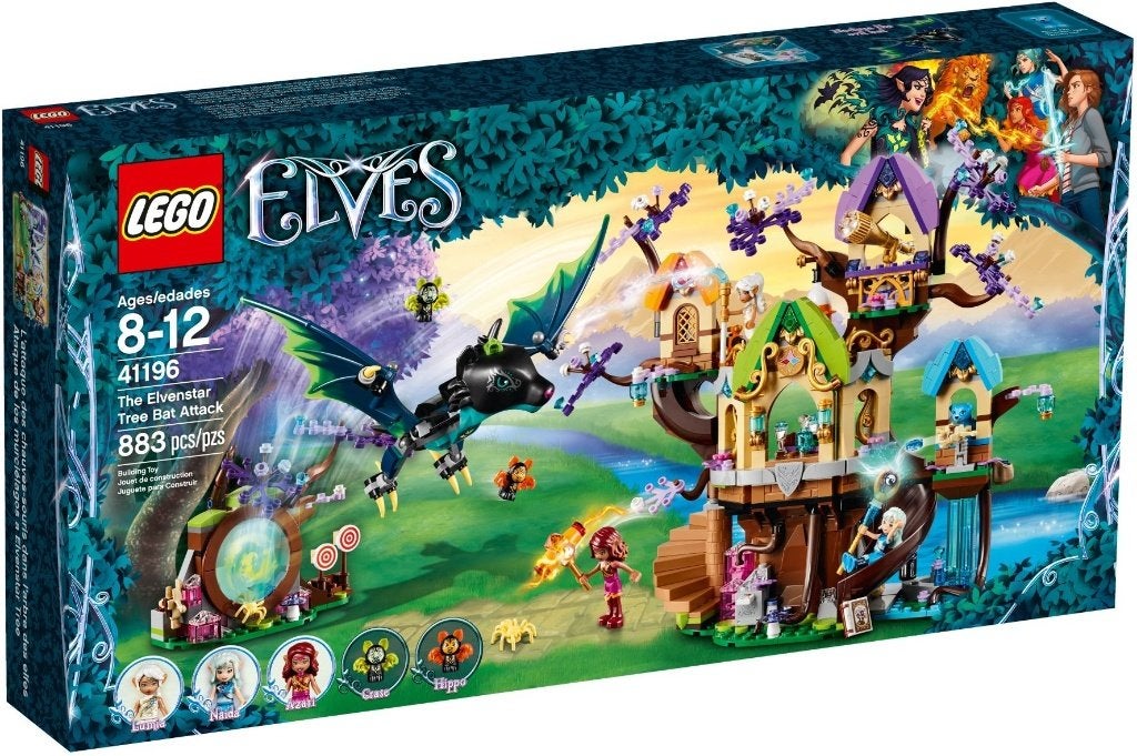 LEGO Elves 41196 Vleermuisaanval bij de Elvenstar Boom, Lego, Nieuw, Ophalen of Verzenden, X
