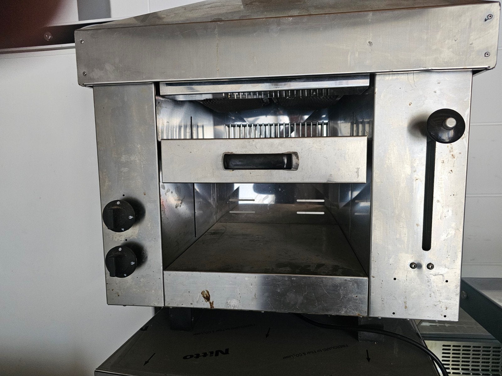 Professionele Horeca-oven RVS - Gebruikt, Witgoed en Apparatuur, Ophalen, 45 tot 50 cm, Horeca-oven, Gebruikt