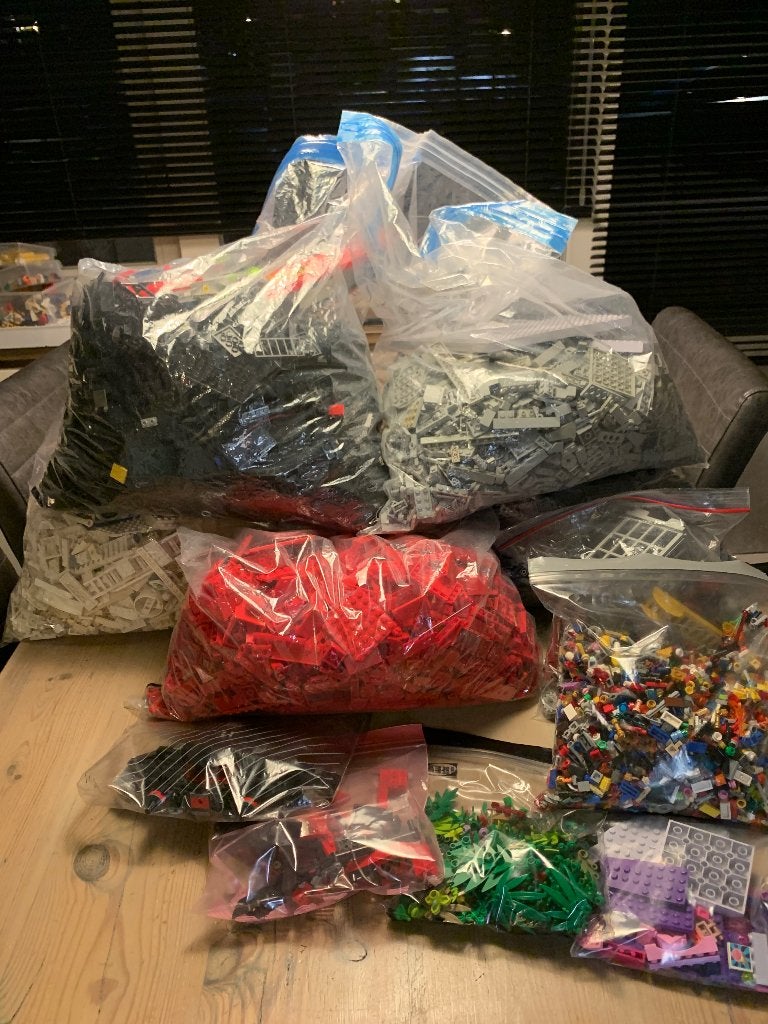 Grote partij gesorteerde Lego met veel minifiguren, Gebruikt, Overige thema's, Lego, Ophalen of Verzenden