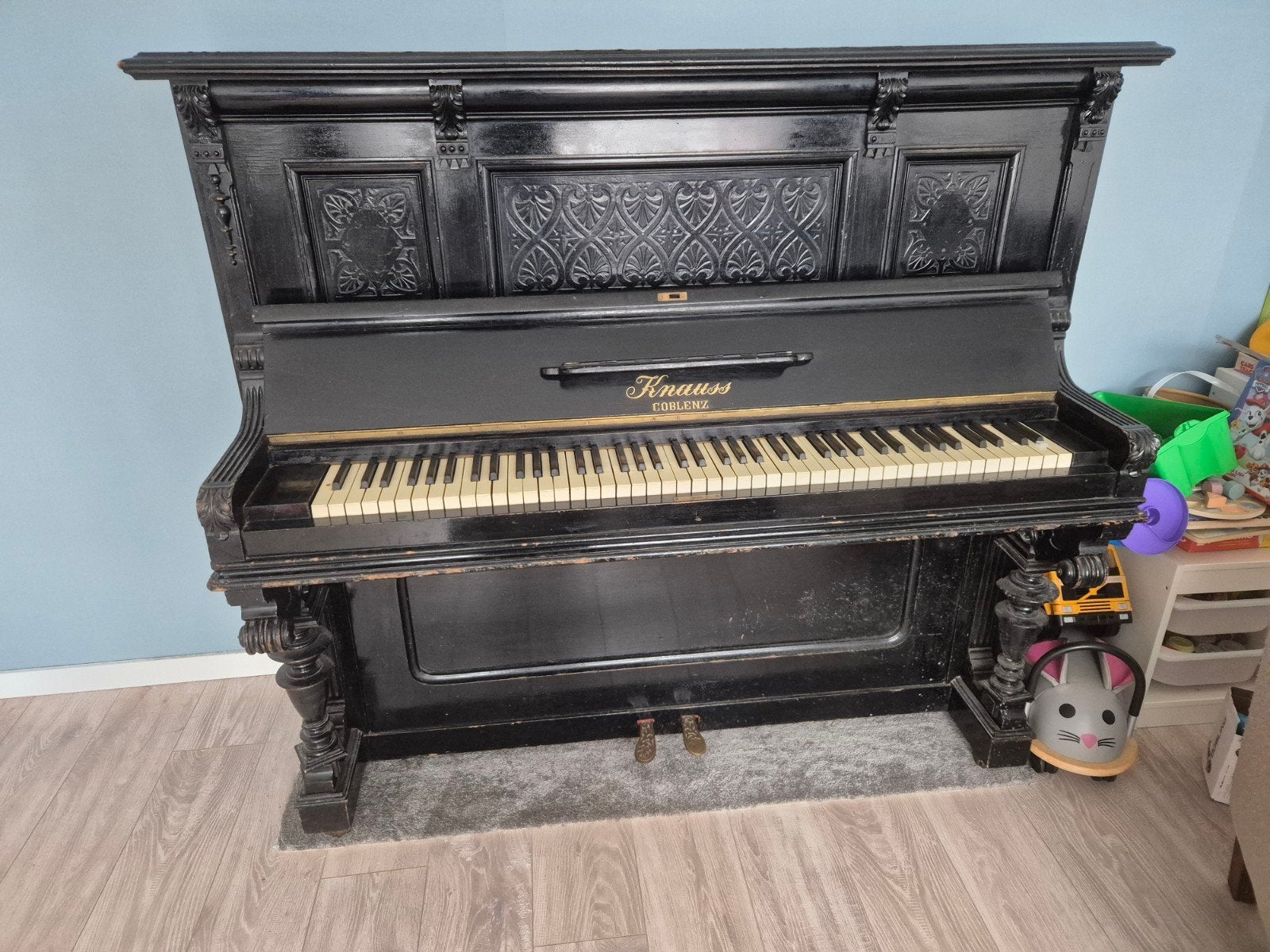 Knauss Piano, Muziek en Instrumenten, Piano's, Ophalen, Gebruikt