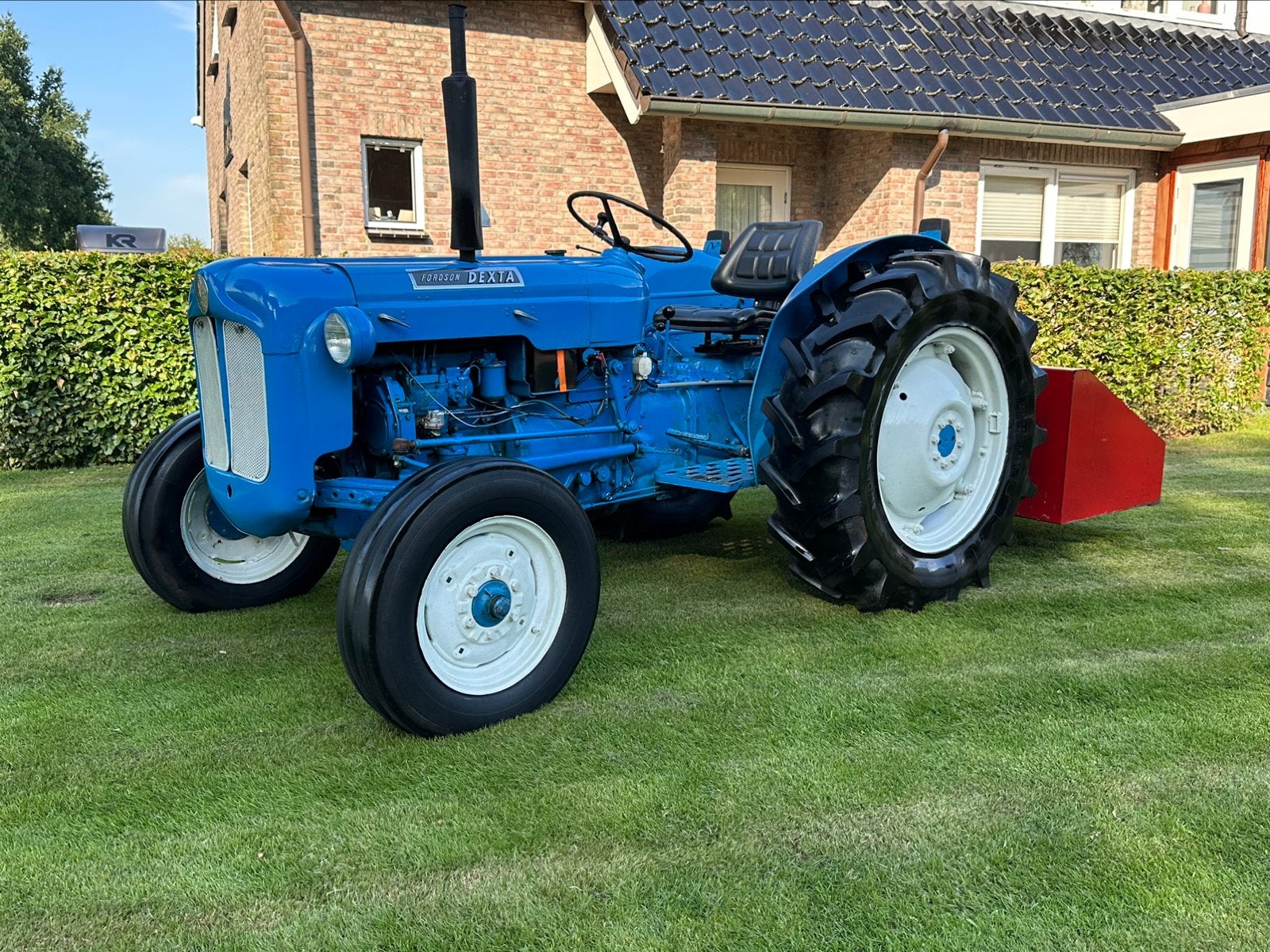 FORDSON DEXTA (1958) INC PEECON GRONDBAK, Zakelijke goederen, Oldtimer, Ophalen of Verzenden, Ford, Tot 80 Pk