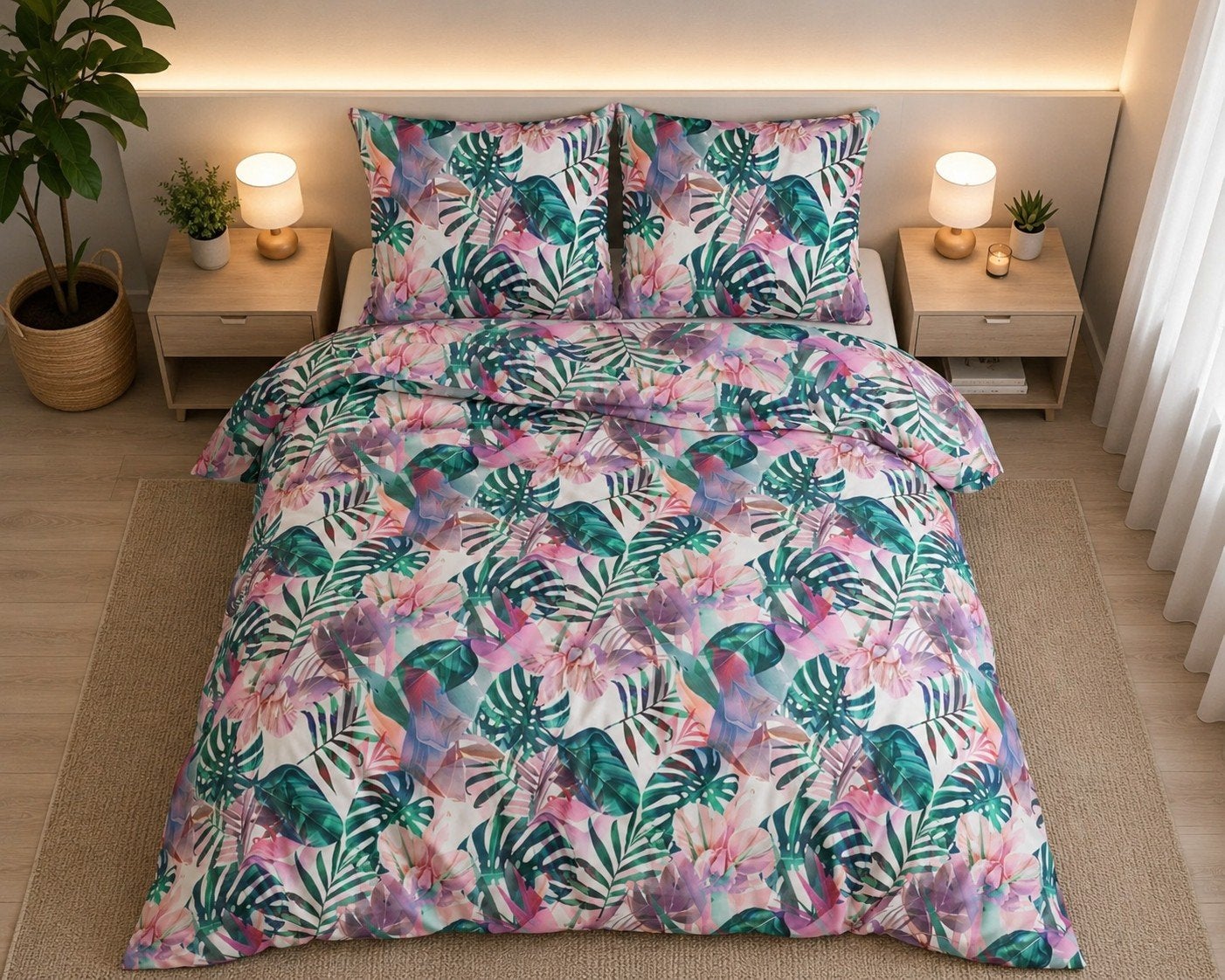 Multi Dekbedovertrek 240x220cm, Huis en Inrichting, Slaapkamer | Beddengoed, Ophalen of Verzenden, Nieuw, Tweepersoons, Dekbedovertrek