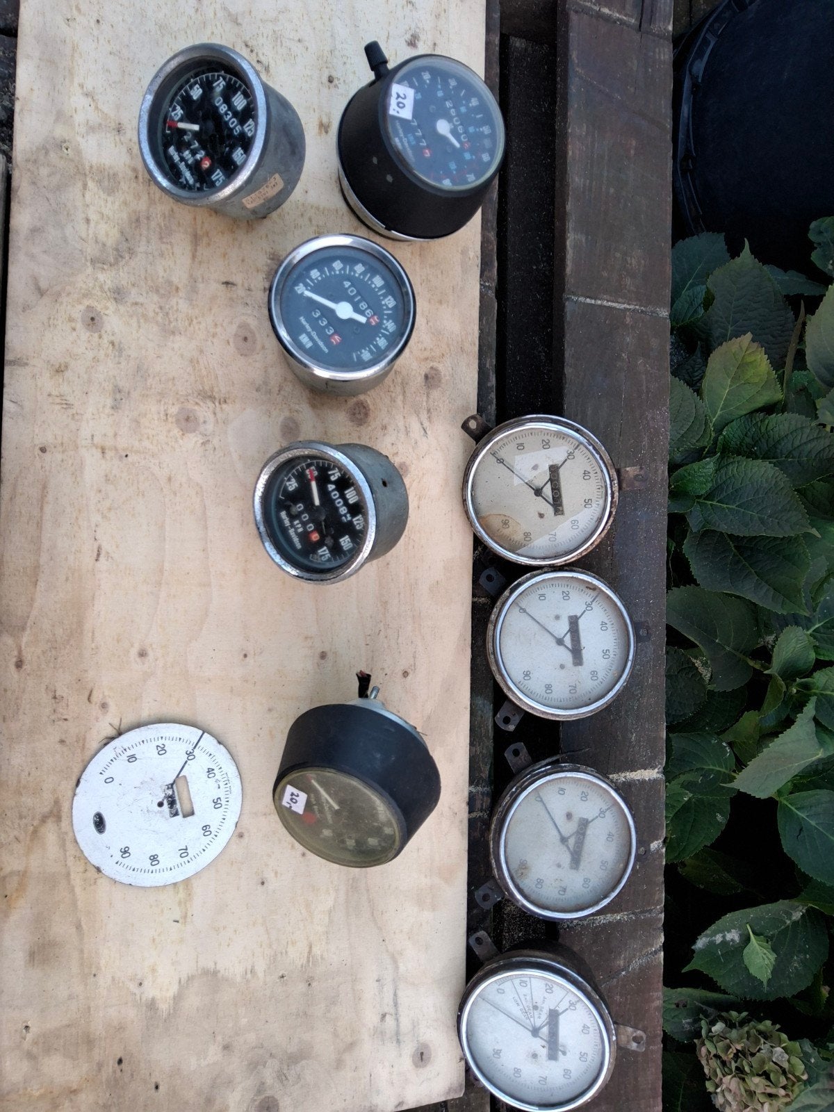 Speedometer kilometerteller Harley davidson ww2 ford gmc usa, Ophalen of Verzenden