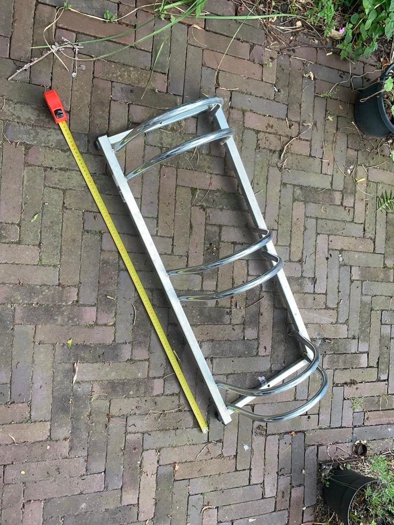 Fietsenrek 90cm breed voor 3 fietsen - Altijd binnen gestaan, Ophalen, Zo goed als nieuw