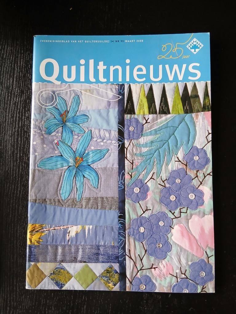 Quiltnieuws - nr 95 maart 2008, Ophalen of Verzenden, Gelezen, Borduren en Naaien, Quiltersgilde