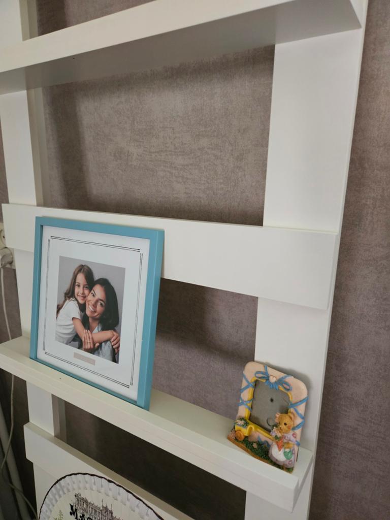 Fotorek / ladder / boekenrek wit (50 x 194 x 7), Ophalen