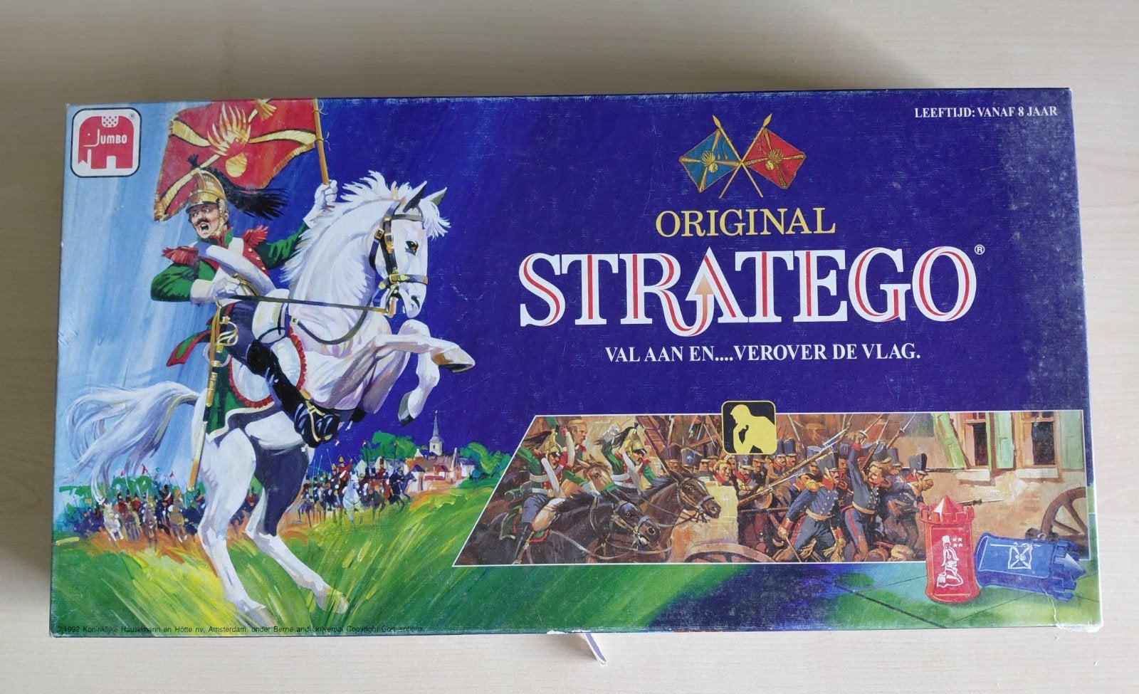 Original Stratego bordspel - Val aan en verover de vlag!, Hobby en Vrije tijd, Een of twee spelers, Ophalen of Verzenden, Gebruikt