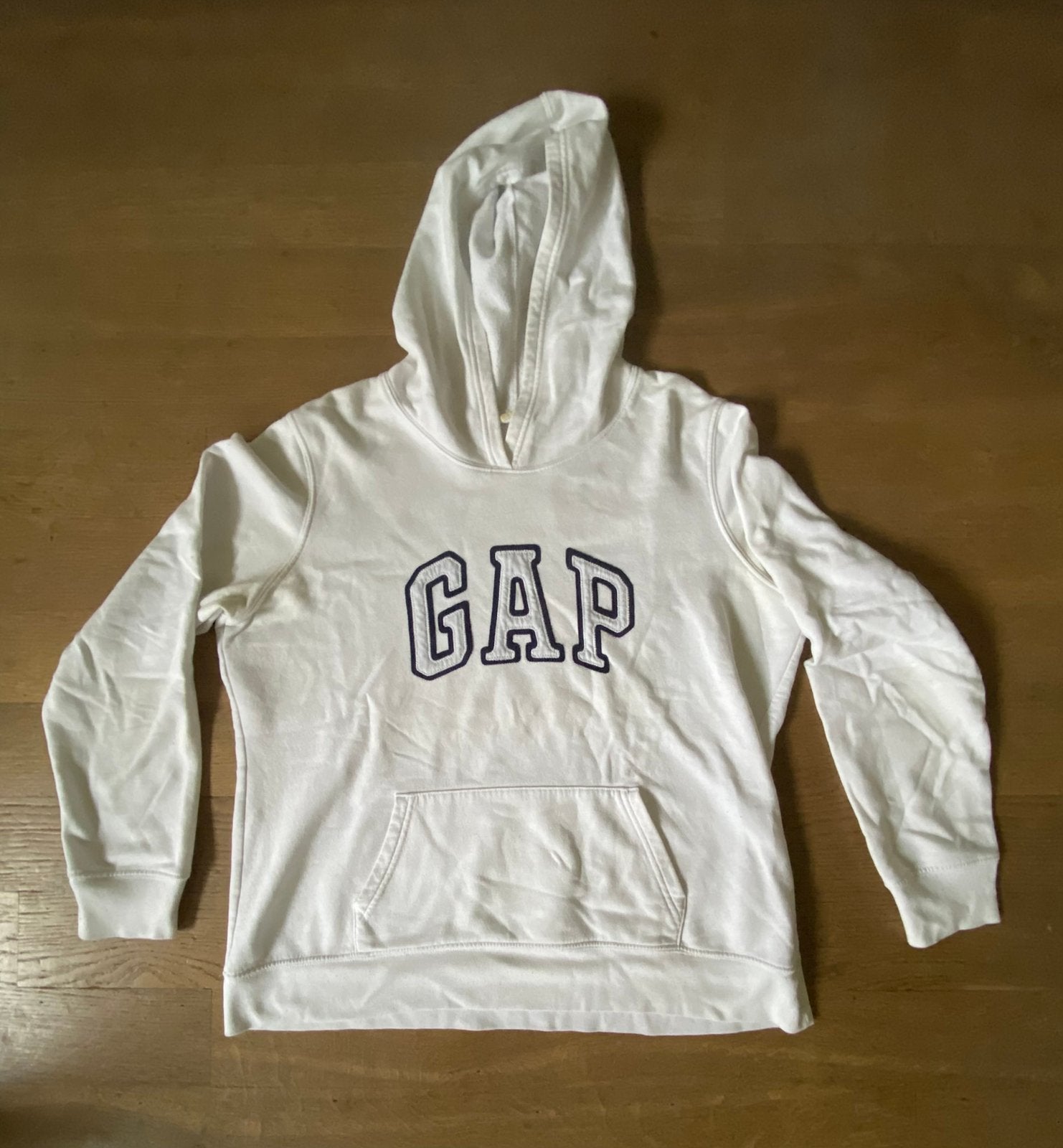 Hoodie( Gap), Ophalen of Verzenden, Gedragen, Maat 42/44 (L), Wit