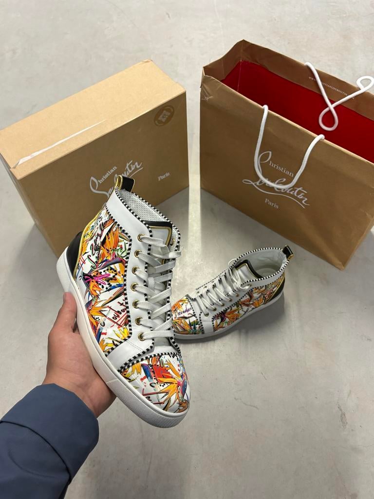 Christian Louboutin Sneakers - Zo goed als nieuw, Kleding | Heren, Schoenen, Ophalen of Verzenden, Zo goed als nieuw, Wit, Sneakers of Gympen