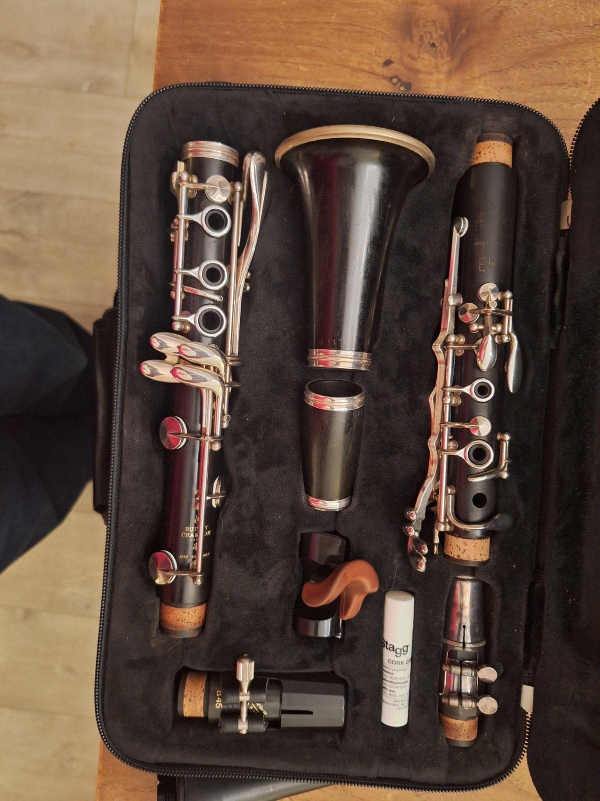 Buffet Crampon E13 Bb klarinet, Ophalen of Verzenden, Gebruikt, Hout, Bes-klarinet