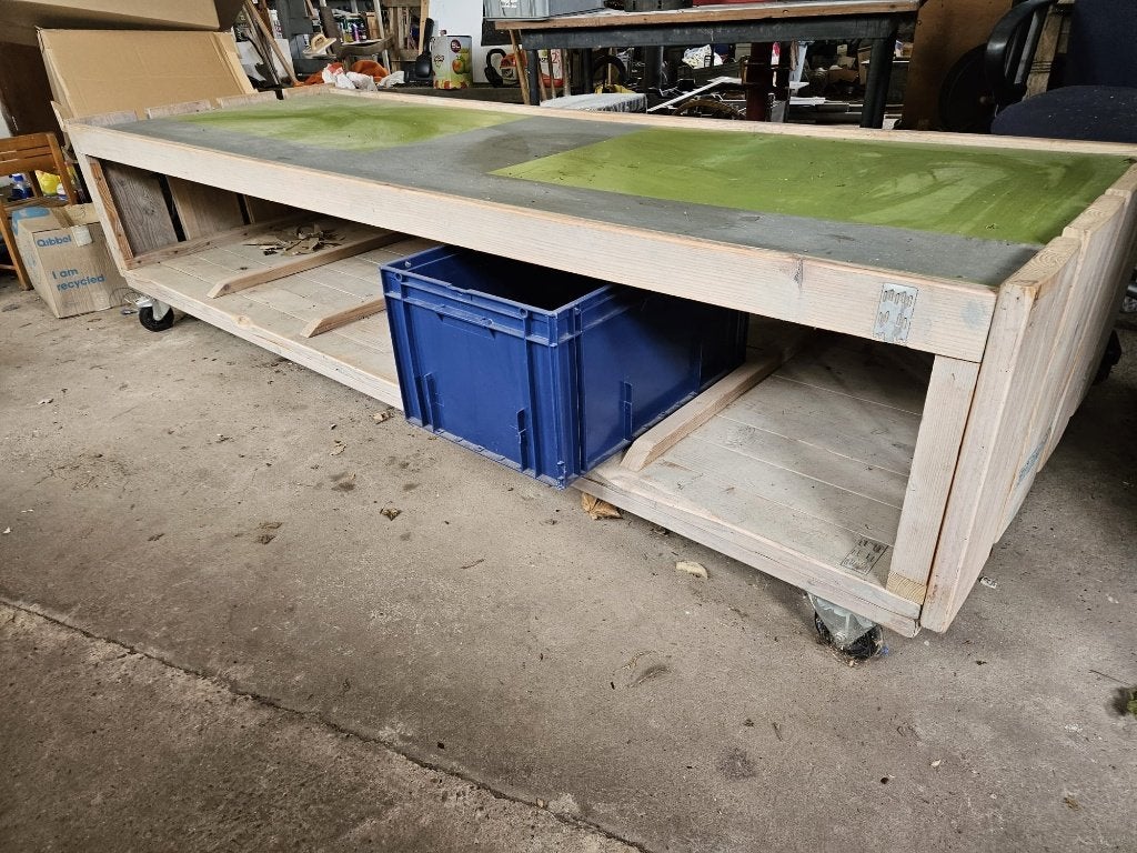 Grote Speeltafel op Wielen, Kinderen en Baby's, Ophalen, Gebruikt
