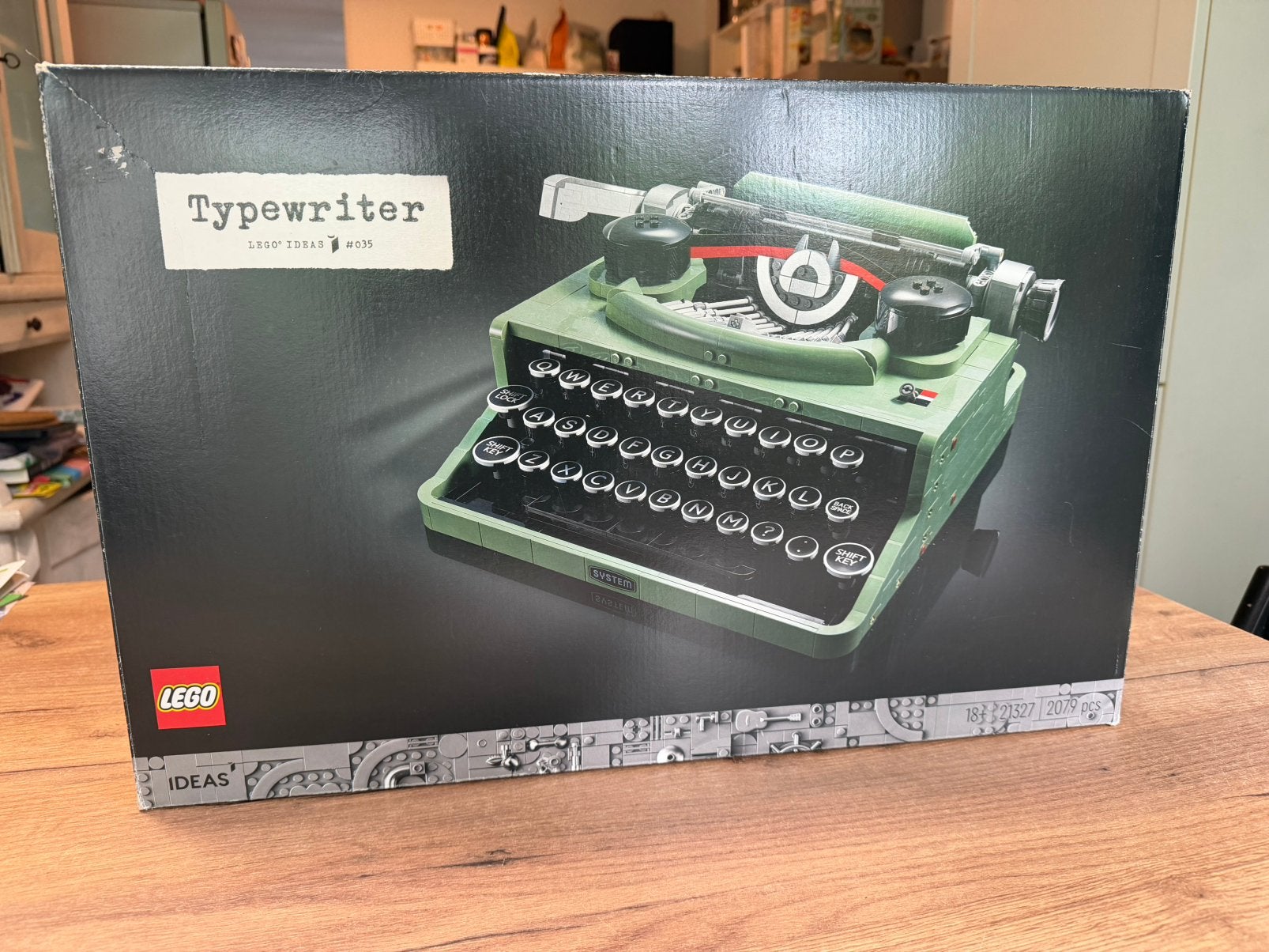 LEGO Ideas Typemachine (21327) – 100% Compleet doos & boekje, Ophalen of Verzenden