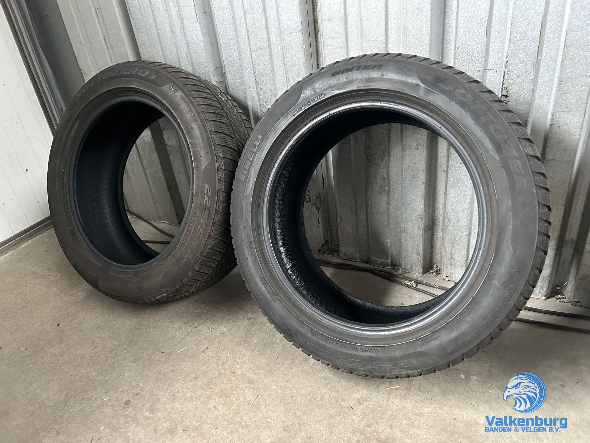 6mm! Winterbanden 225/55R18 Pirelli Sottozero 3 Winter, 18 inch, Gebruikt, -, -