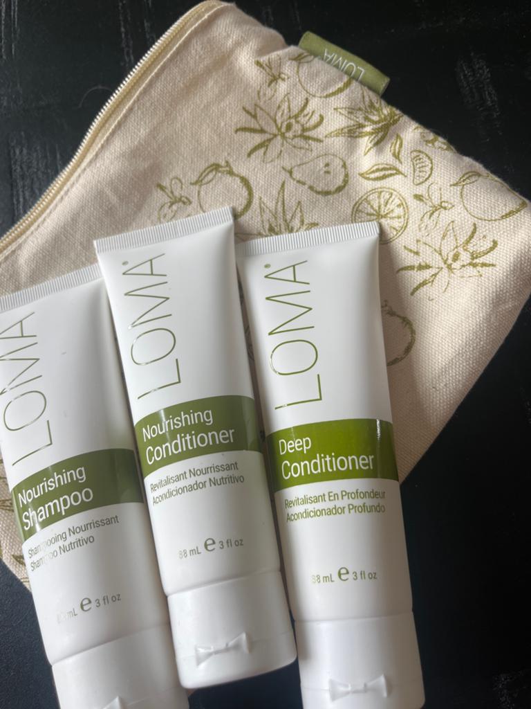 Loma haarverzorgingsset met etui - Shampoo & Conditioner, Ophalen of Verzenden, Nieuw, Shampoo of Conditioner