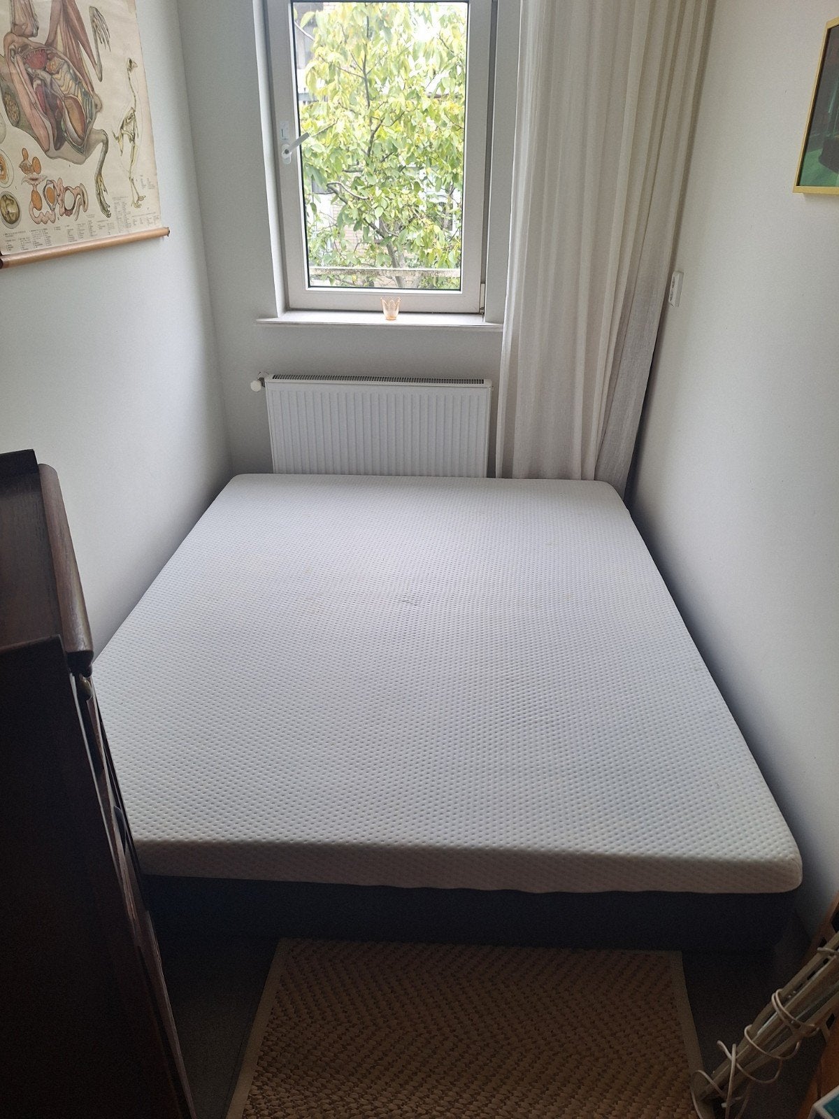 Emma matras foam 160x200, Huis en Inrichting, Ophalen, Overige materialen, Wit, Tweepersoons