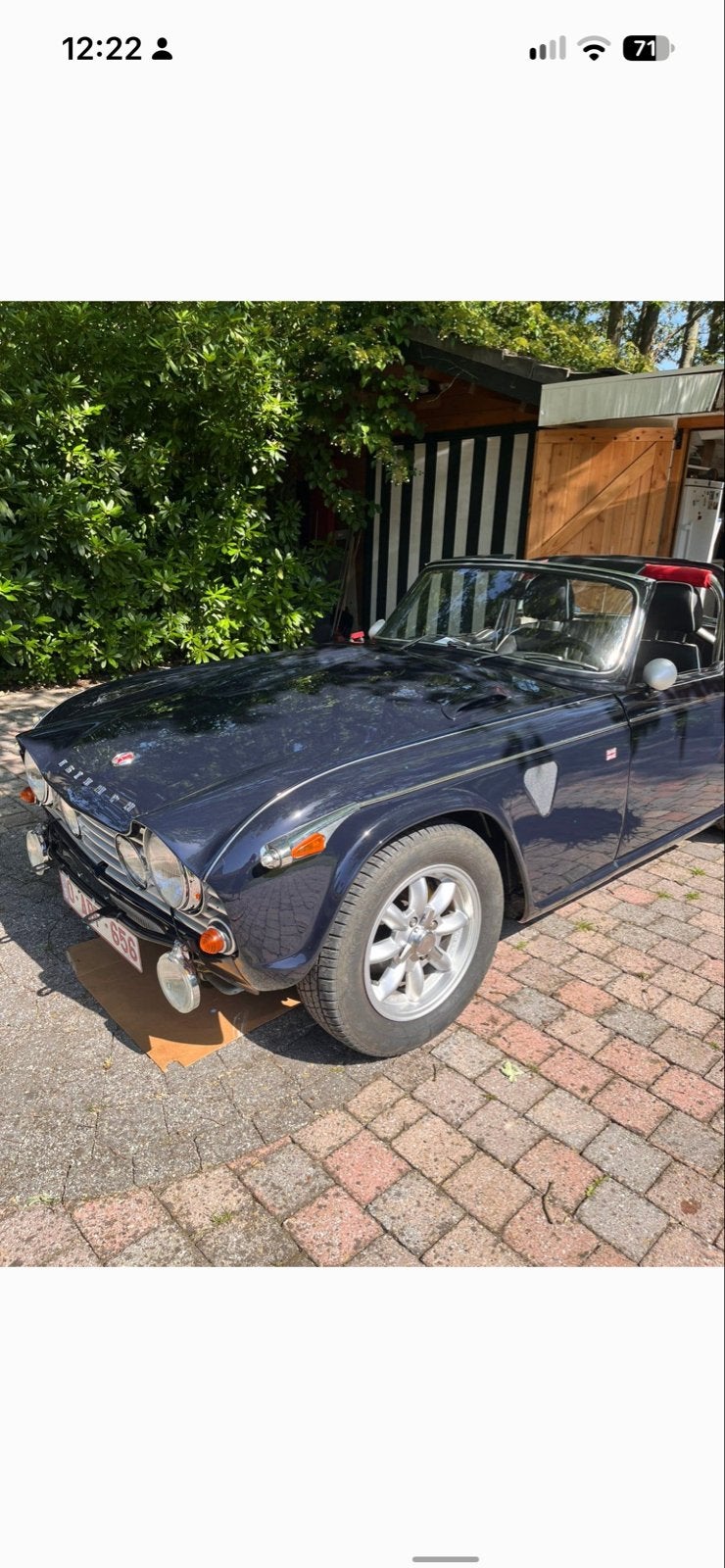 Triumph TR4A rally- uitvoering, Auto's, Particulier, Te koop