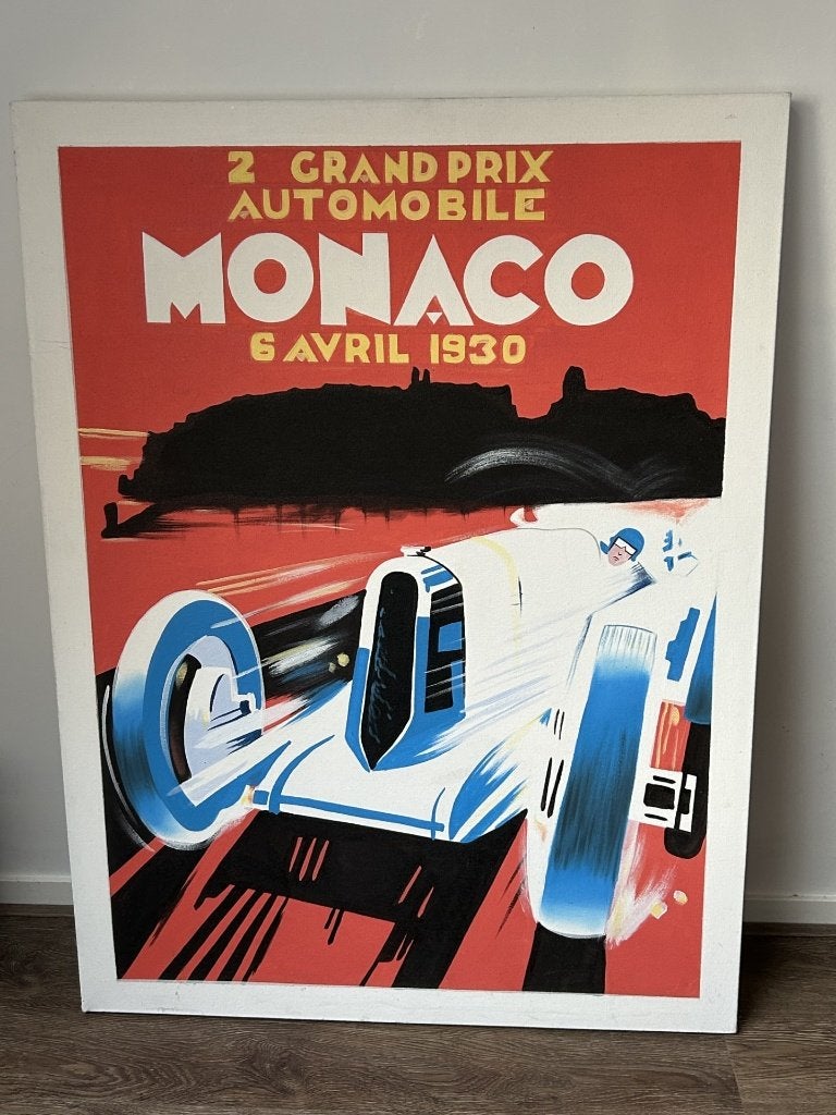 Leuk schilderij Monaco, Ophalen