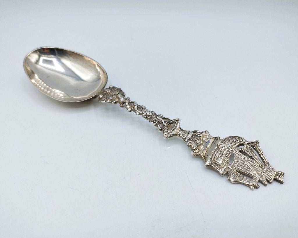 Zilveren gelegenheidslepel, A. Wijngaarden, Leeuwarden, 1775, Verzenden, Zilver
