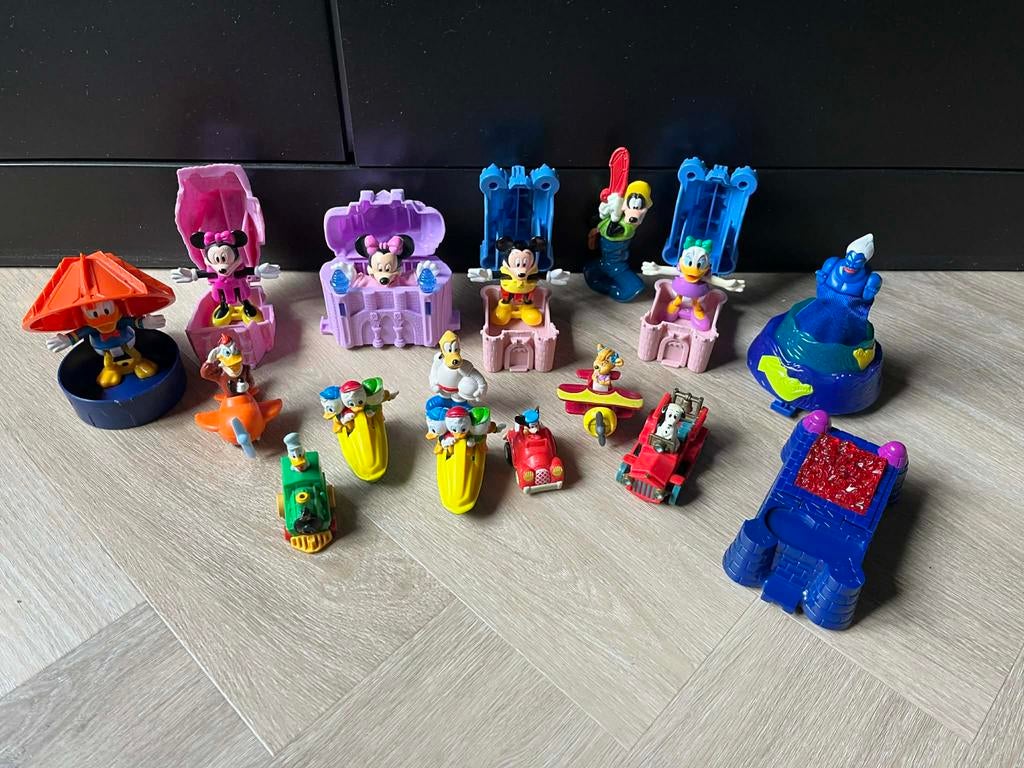 16 Vintage Disney Mickey Mouse McDonald's Speeltjes, Ophalen of Verzenden, Zo goed als nieuw