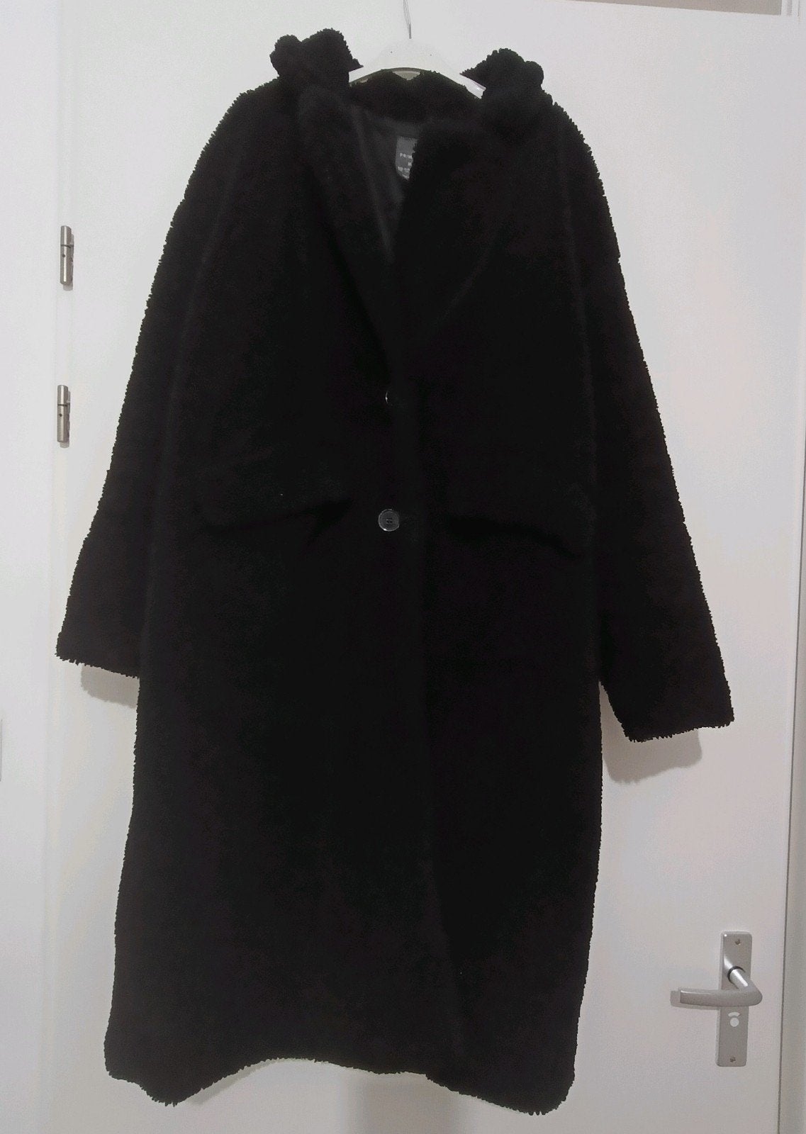 Zwarte teddy jas van Primark, maat XL, Primark, Zwart, Maat 46/48 (XL) of groter, Ophalen of Verzenden