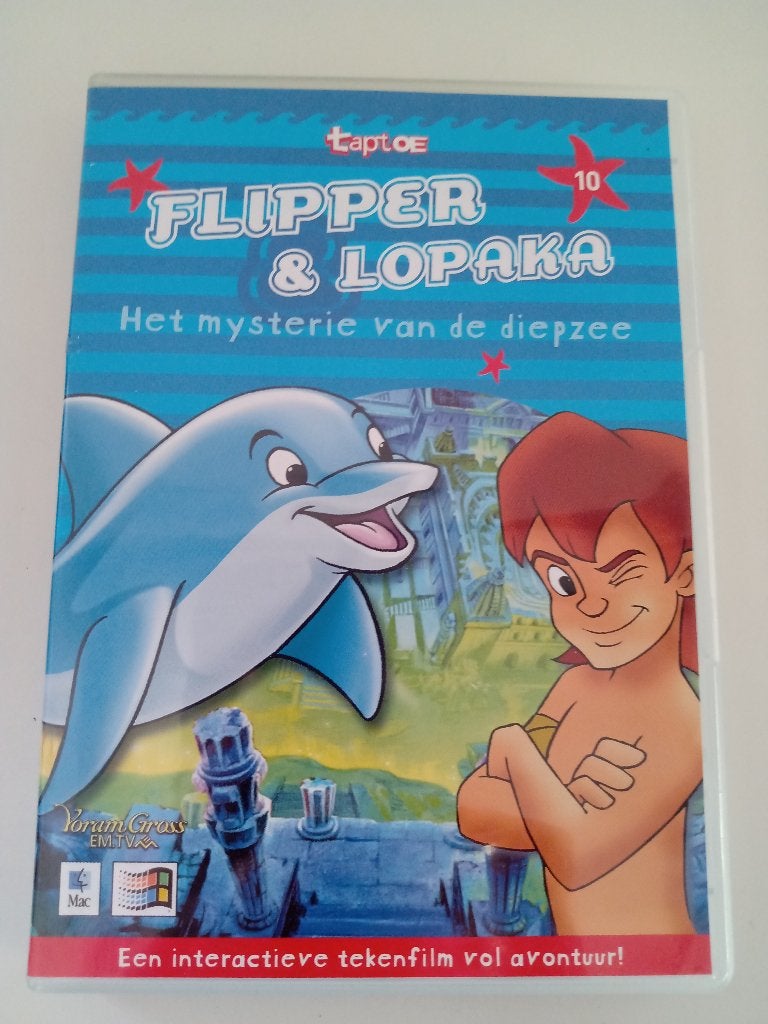CD-ROM van FLIPPER & LOPAKA - Het Mysterie van de Diepzee, Puzzel en Educatief, Gebruikt, 1 speler, Ophalen of Verzenden