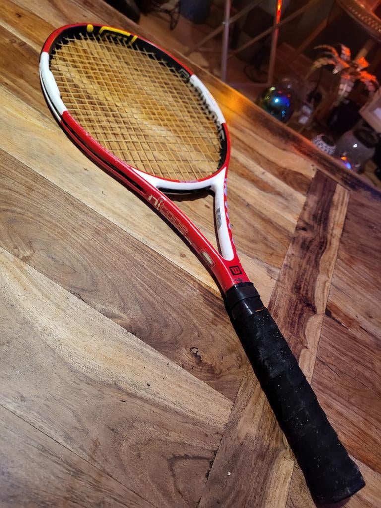 Wilson Pro Staff nCode Six-One 95 Tennisracket 333 gram L4, Sport en Fitness, Tennis, L4, Ophalen of Verzenden, Zo goed als nieuw