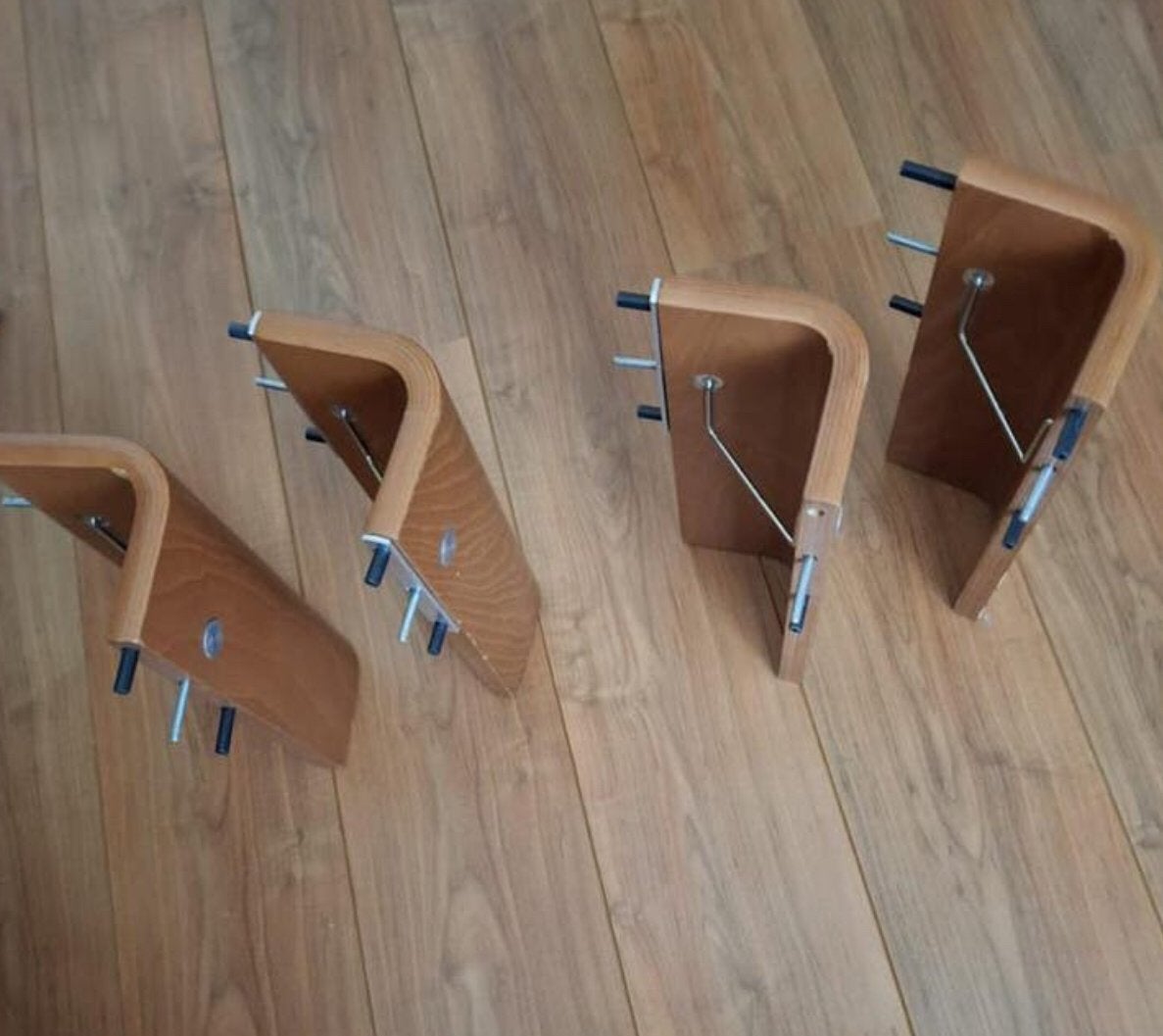 Bedplten voor Auping Auronde 33 cm, Ophalen of Verzenden, Zo goed als nieuw, Tweepersoons, Hout