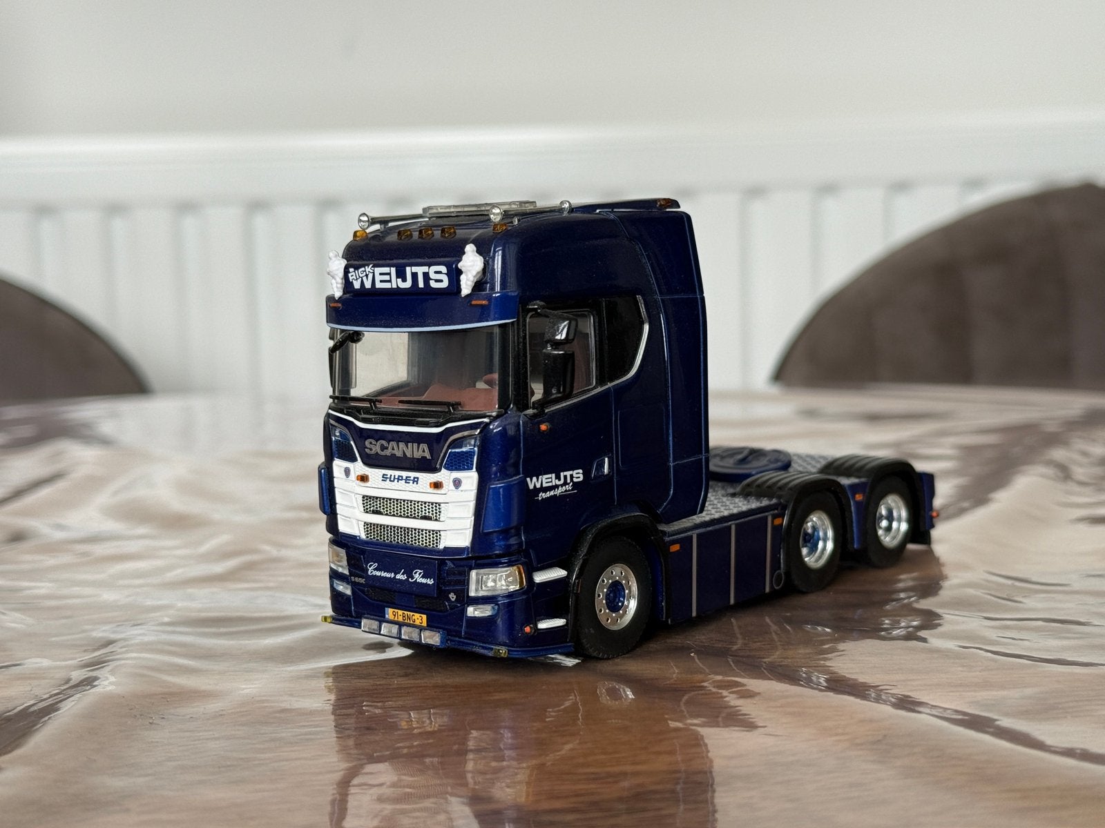 WSI Scania S650 V8 Rick Weijts, Ophalen of Verzenden, Nieuw, Bus of Vrachtwagen, Wsi